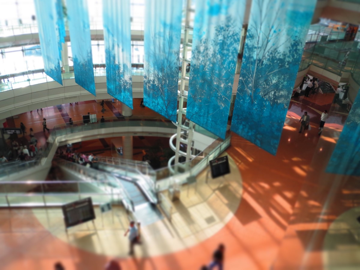 撮影・羽田空港・ミニチュアモード