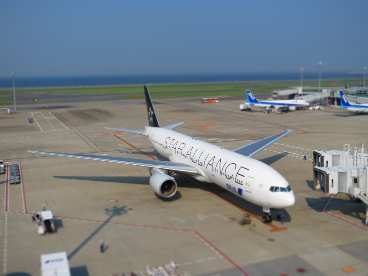 撮影・羽田空港・ミニチュアモード