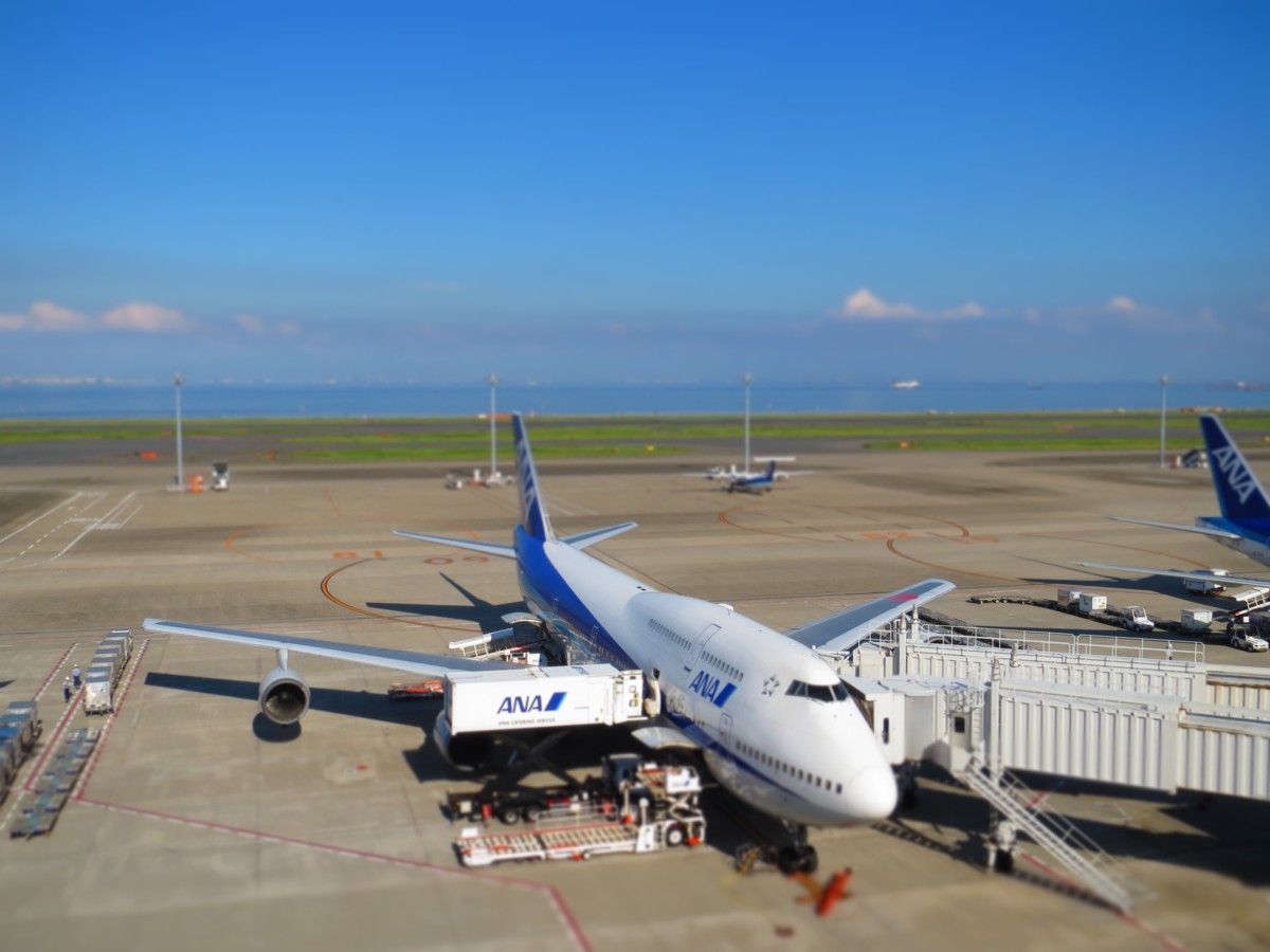 撮影・羽田空港・ミニチュアモード