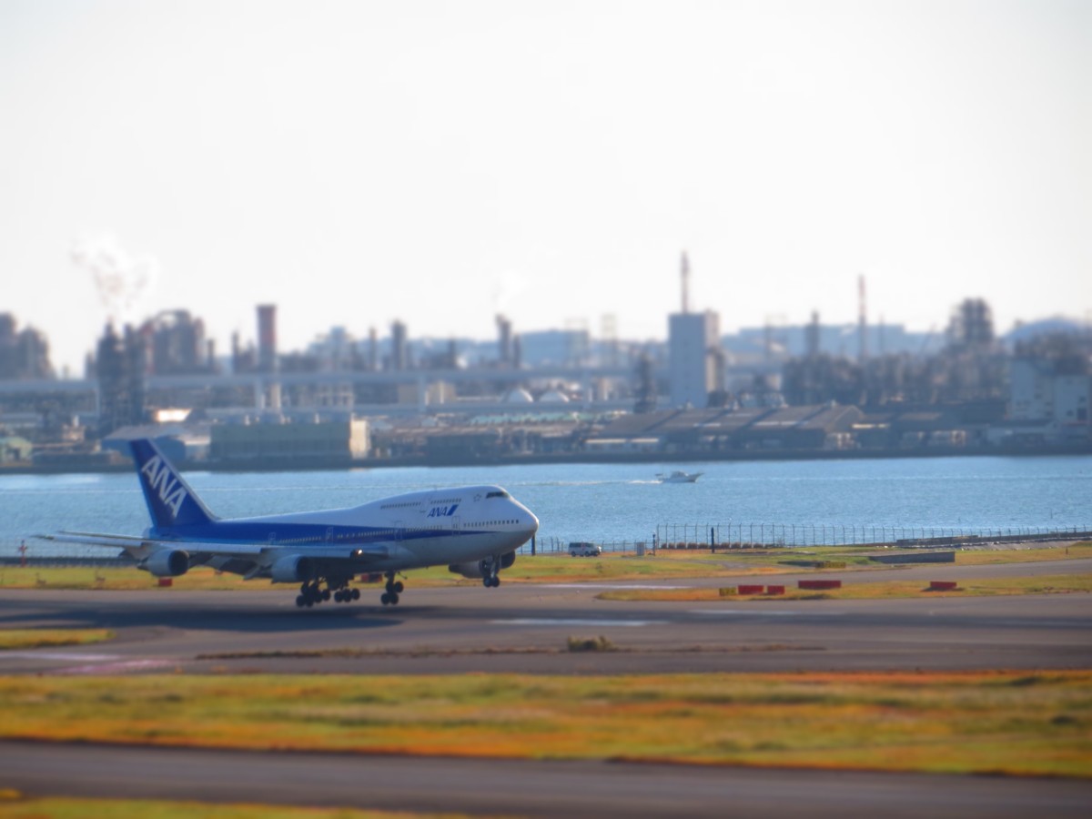 撮影・羽田空港・ミニチュアモード
