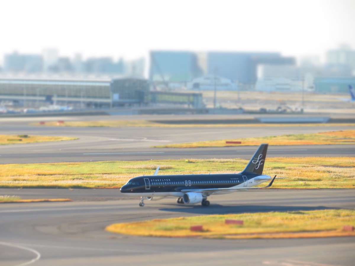 撮影・羽田空港・ミニチュアモード