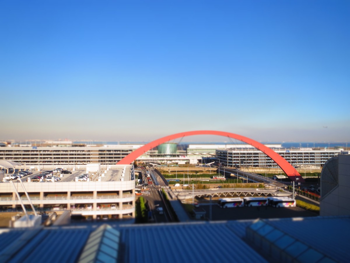撮影・羽田空港・ミニチュアモード