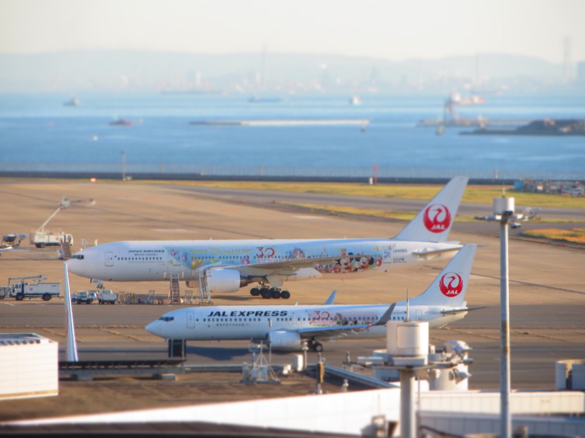 撮影・羽田空港・ミニチュアモード