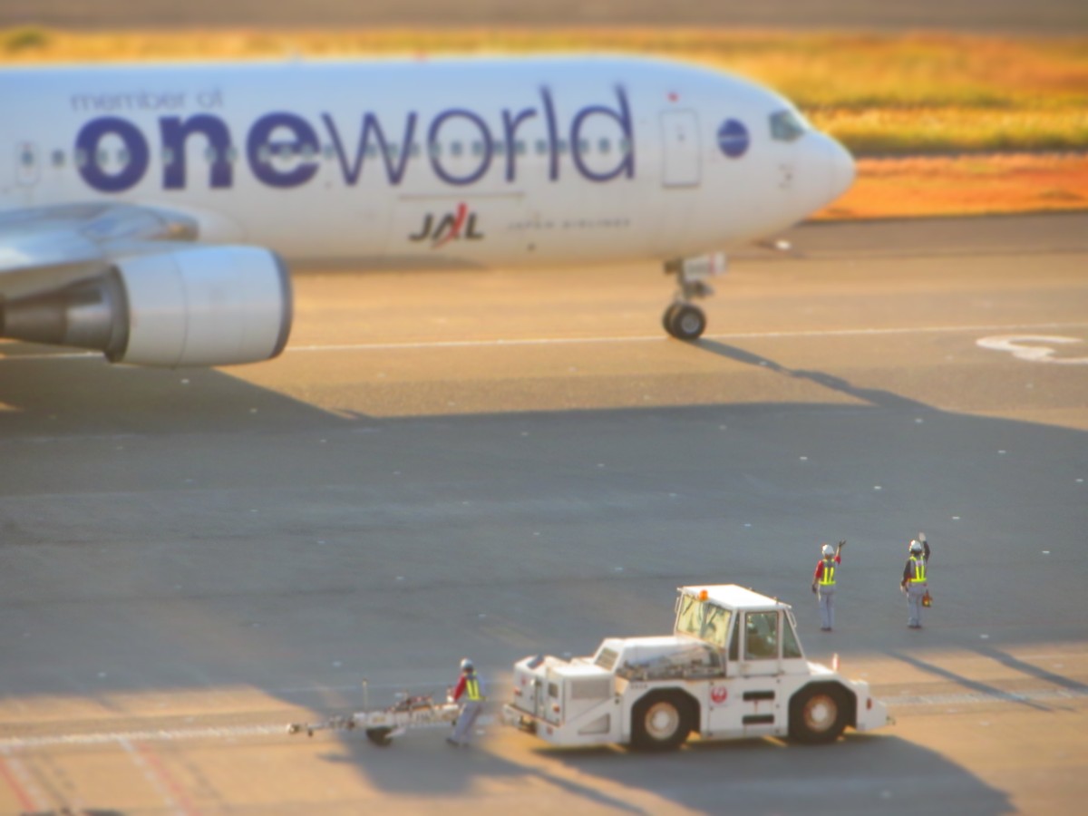 撮影・羽田空港・ミニチュアモード