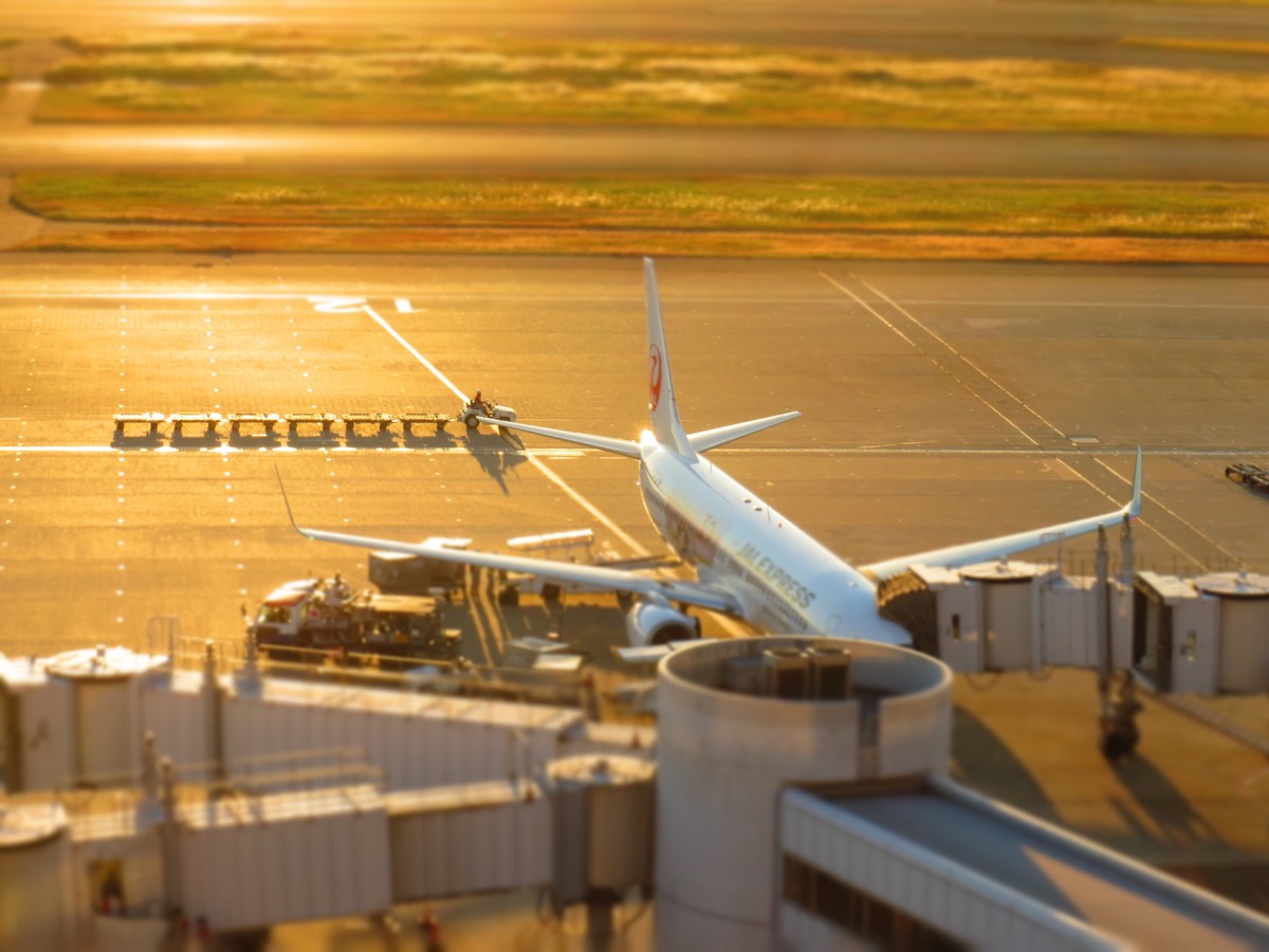 撮影・羽田空港・ミニチュアモード