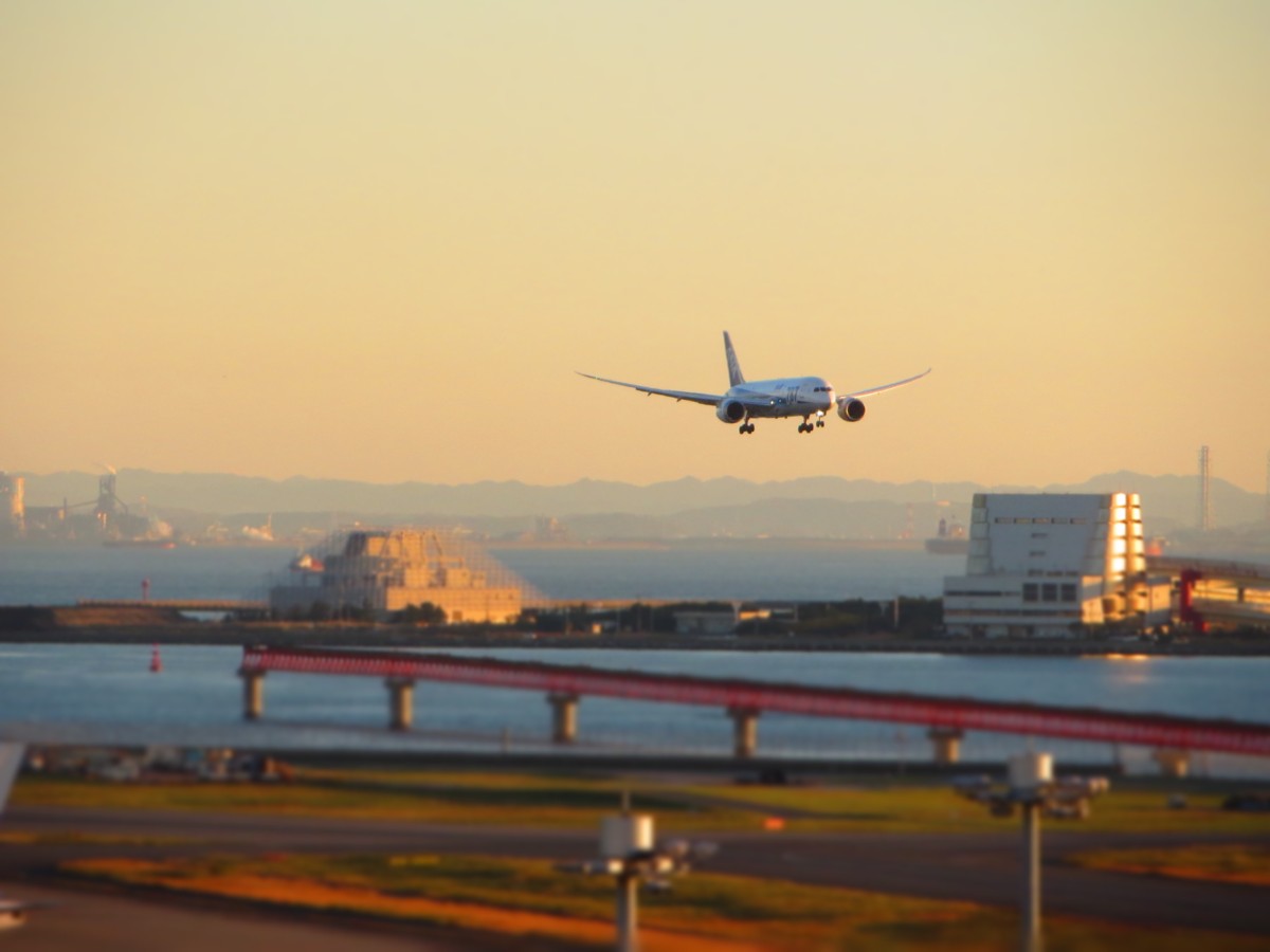撮影・羽田空港・ミニチュアモード