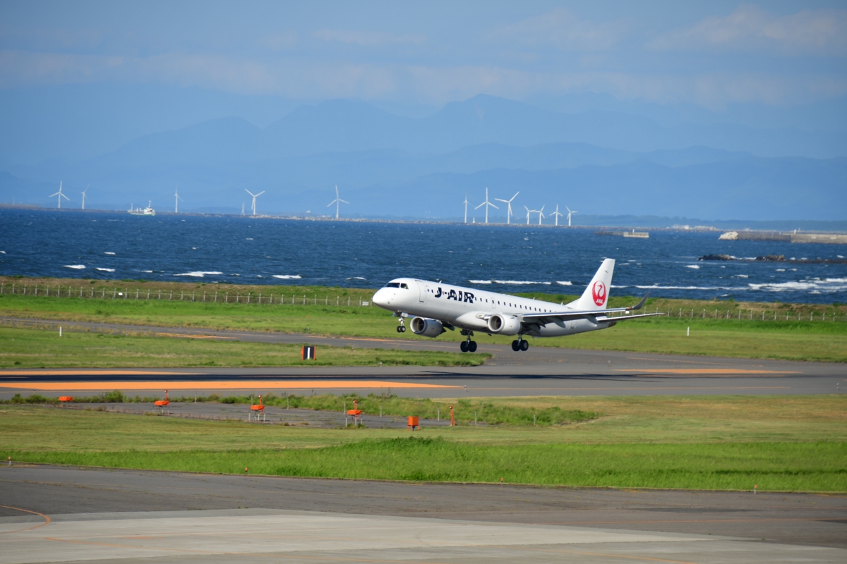 撮影・飛行機写真・新潟空港・ターミナル展望デッキ