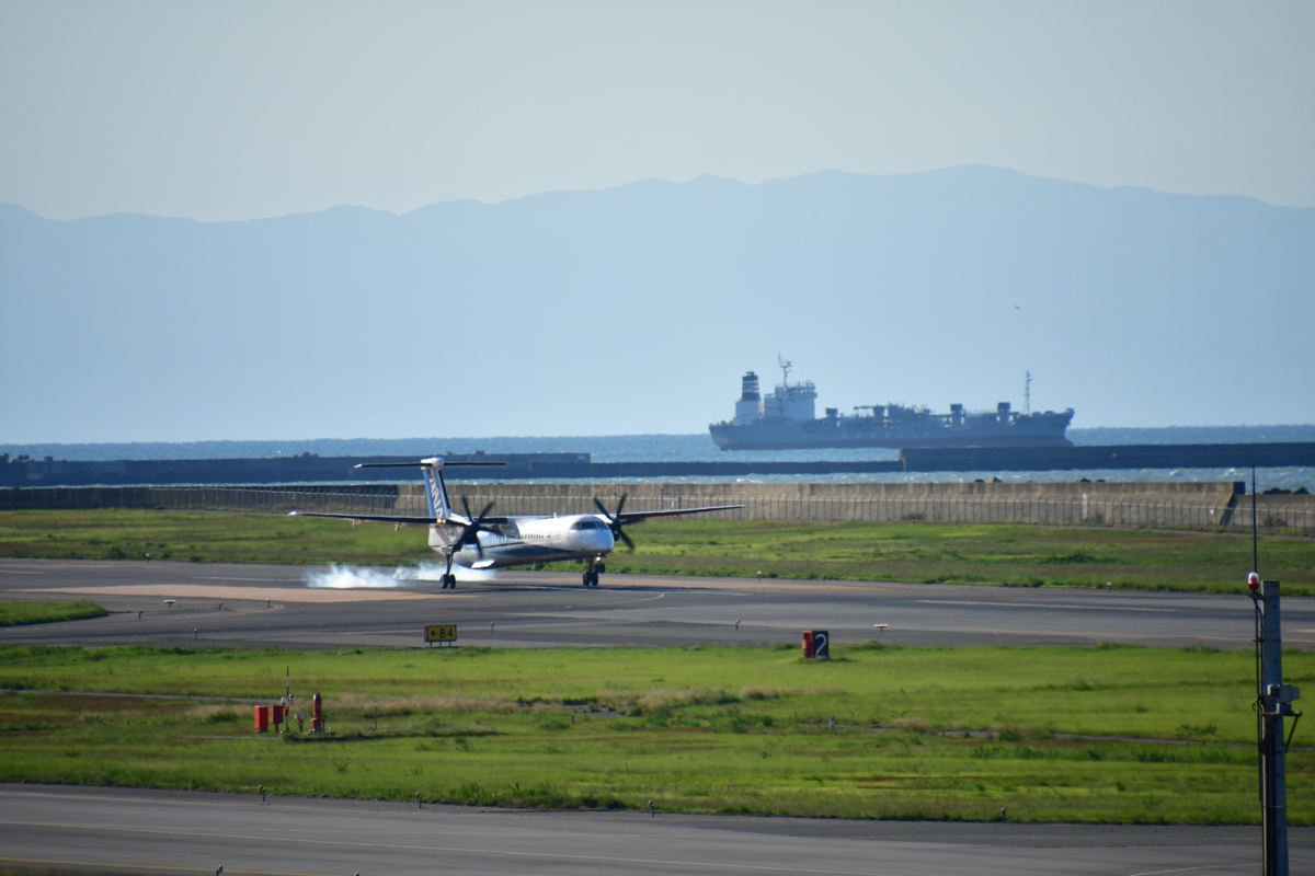 撮影・飛行機写真・新潟空港・ターミナル展望デッキ