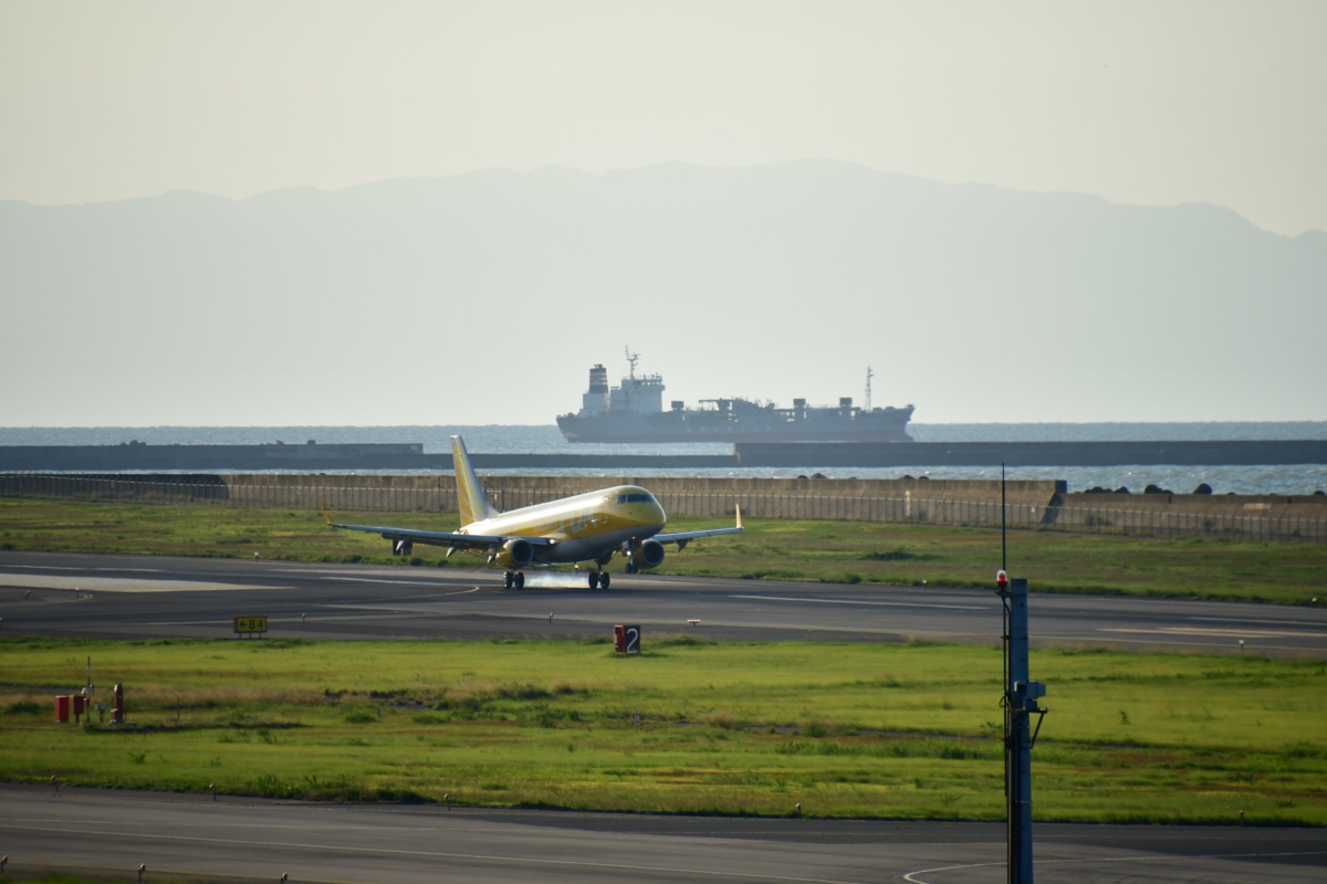 撮影・飛行機写真・新潟空港・ターミナル展望デッキ