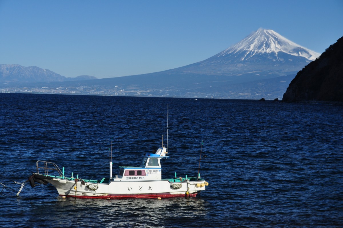 撮影・風景写真・駿河湾と富士山