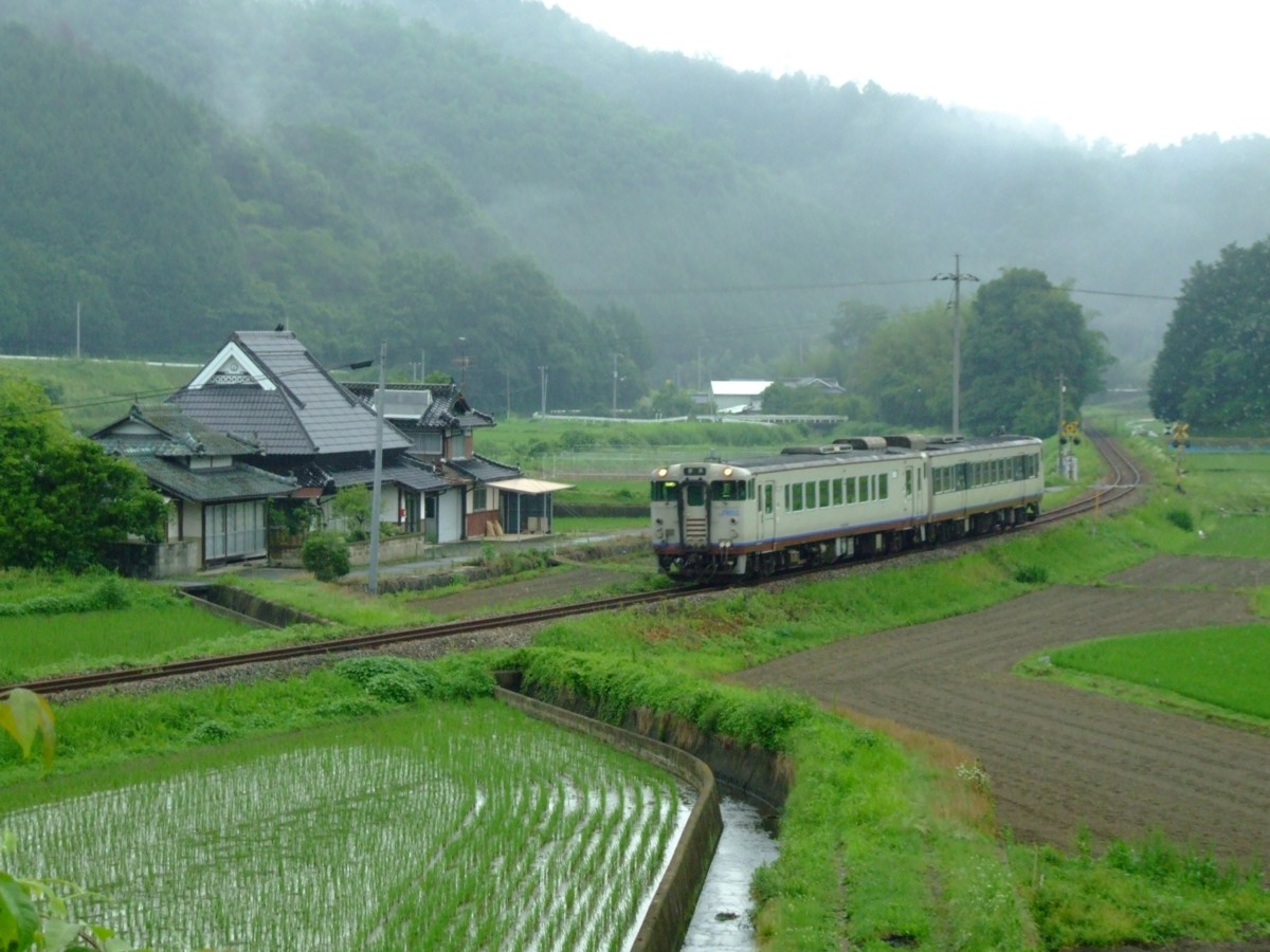 撮影・姫新線・坪井－美作追分