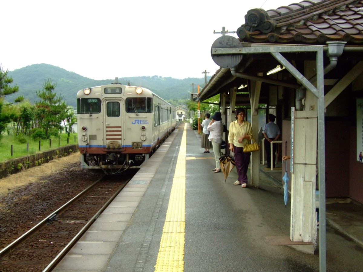 撮影・吉備線・備前一宮