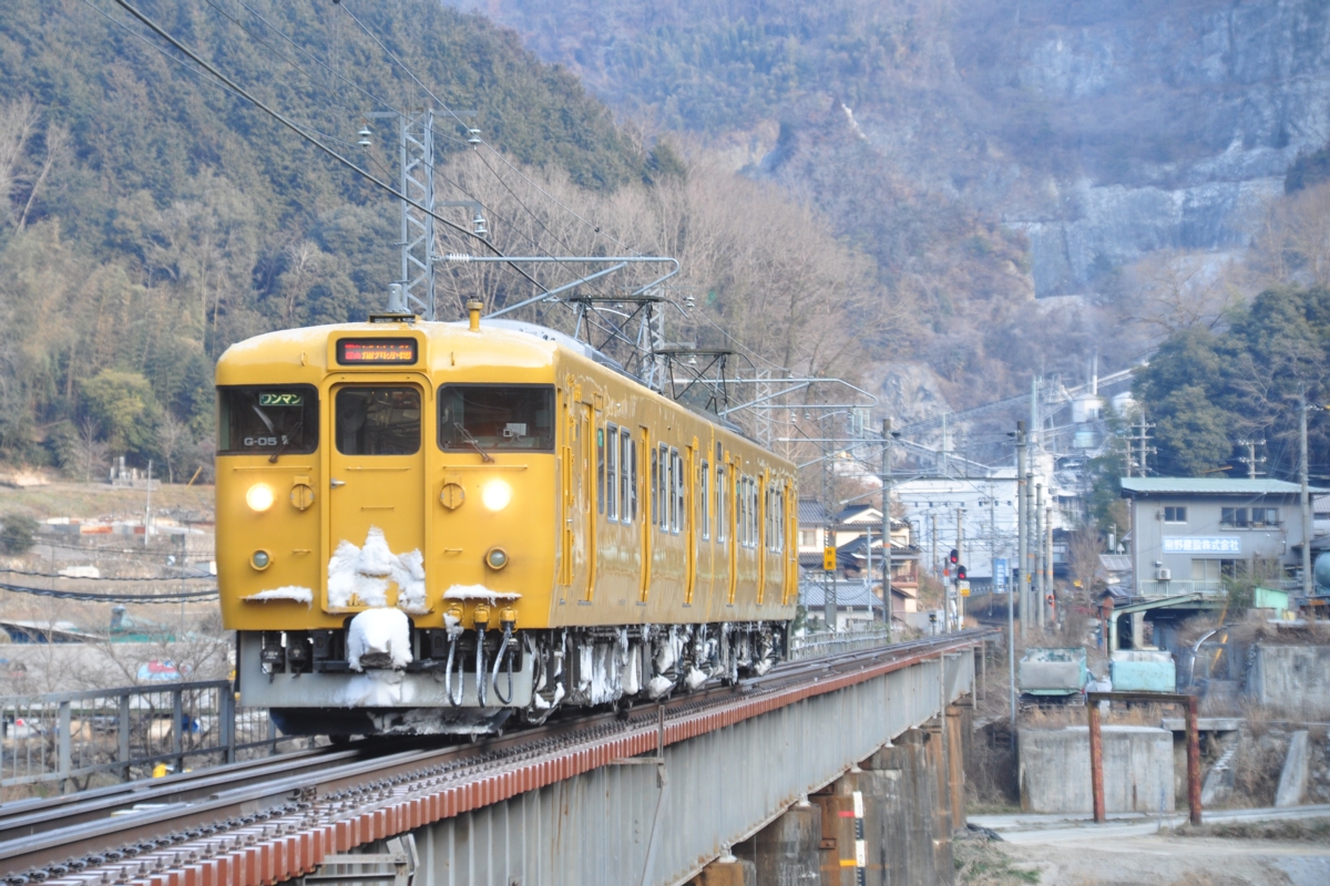 鉄道写真・撮影・雪・伯備線・方谷－井倉