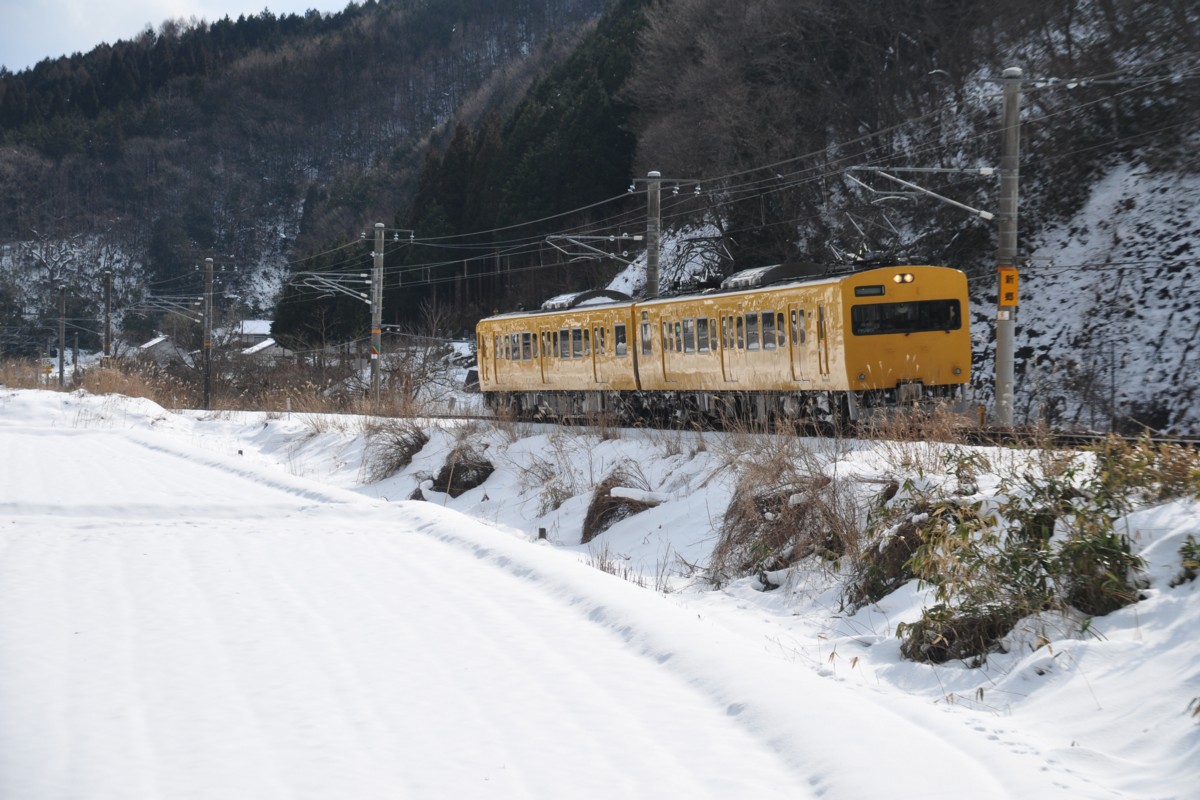 鉄道写真・撮影・雪・伯備線・新郷－上石見