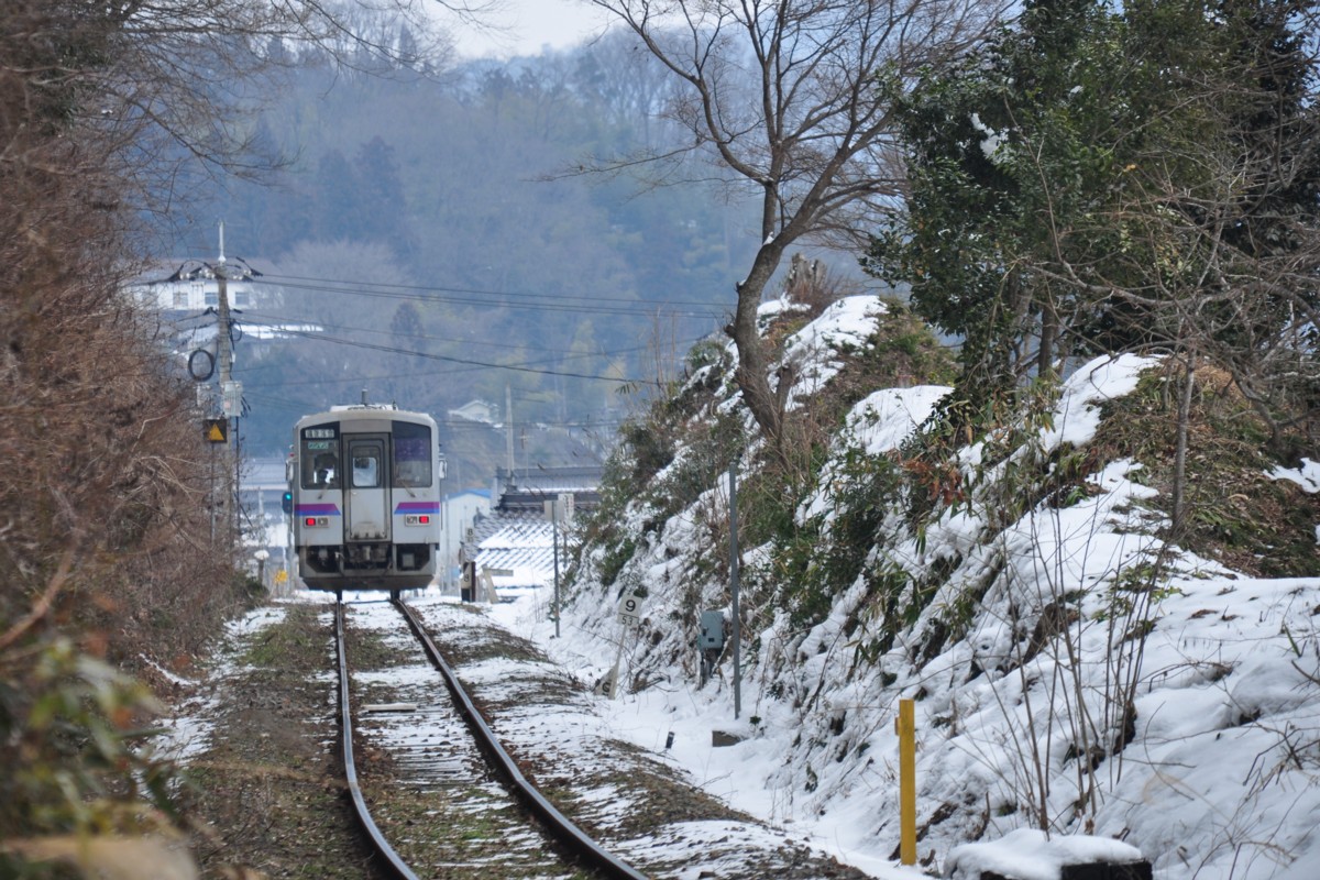 鉄道写真・撮影・雪・芸備線・平子－備後西城