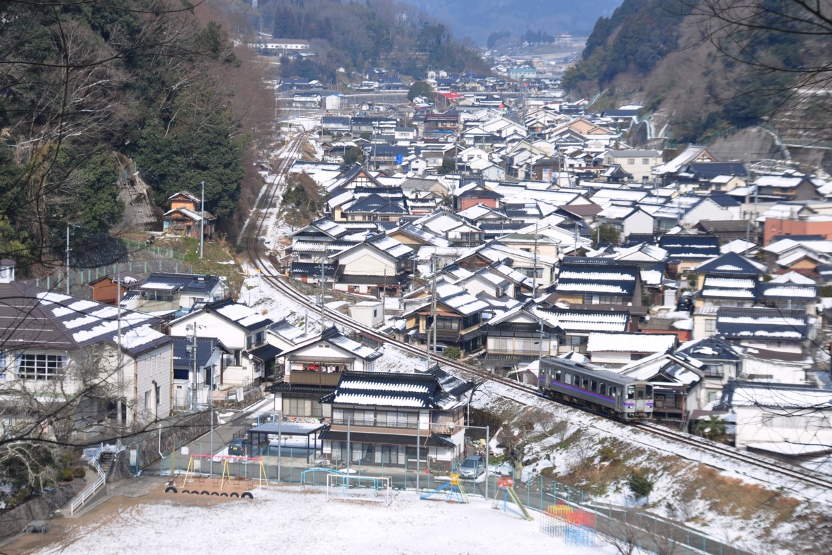 鉄道写真・撮影・雪・芸備線・平子－備後西城