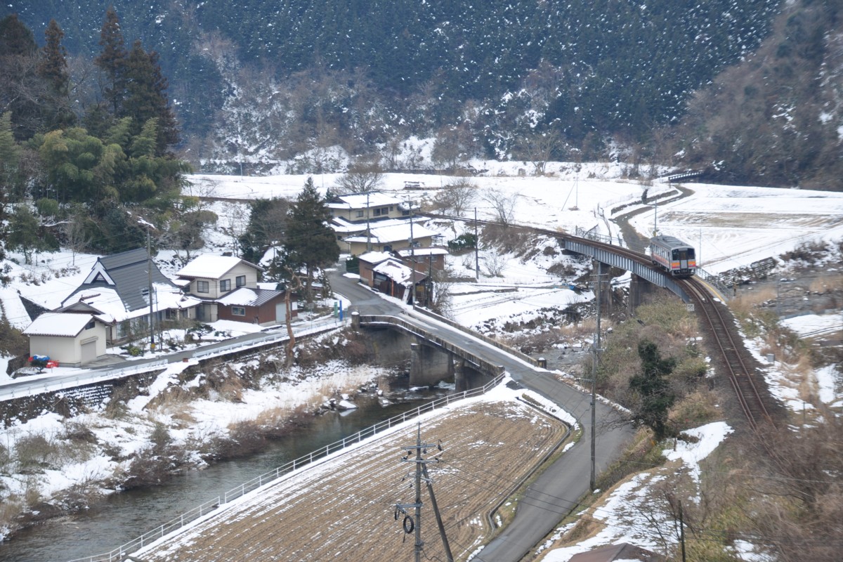 鉄道写真・撮影・雪・芸備線・備後八幡－東城