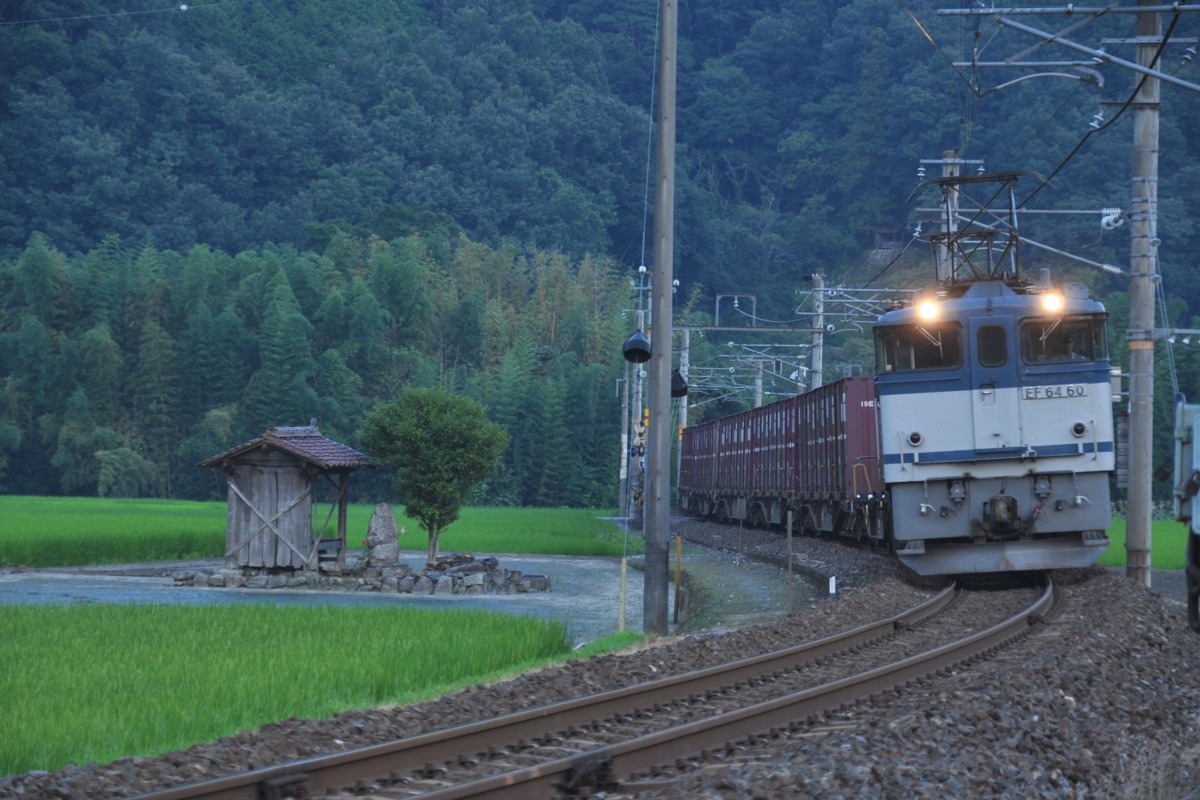 撮影・伯備線・備中川面－方谷