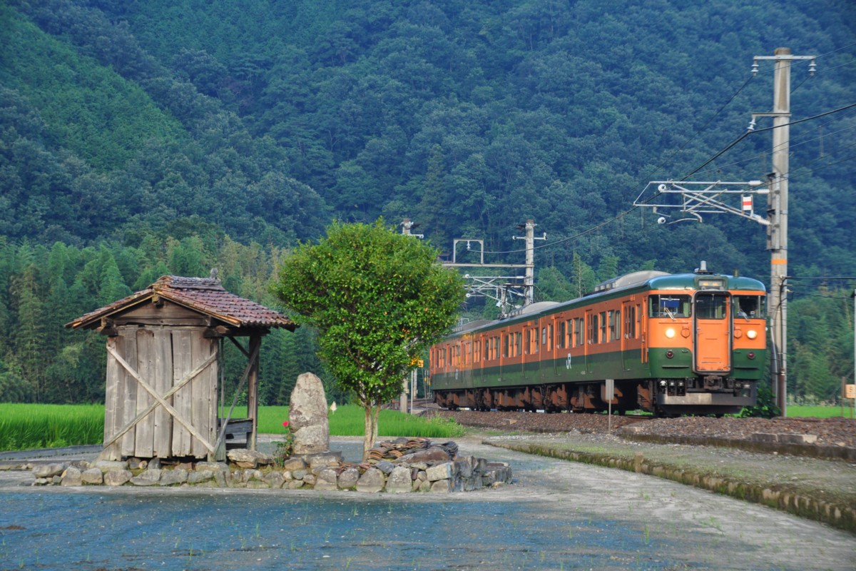 撮影・伯備線・備中川面－方谷