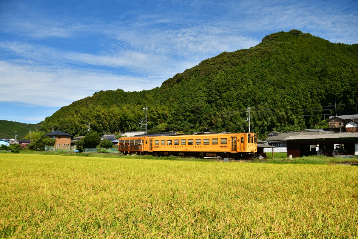 鉄道写真・田園・撮影地：予土線・伊予宮野下－二名