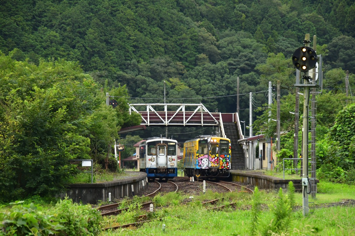 鉄道写真・田園・撮影地：予土線・吉野生