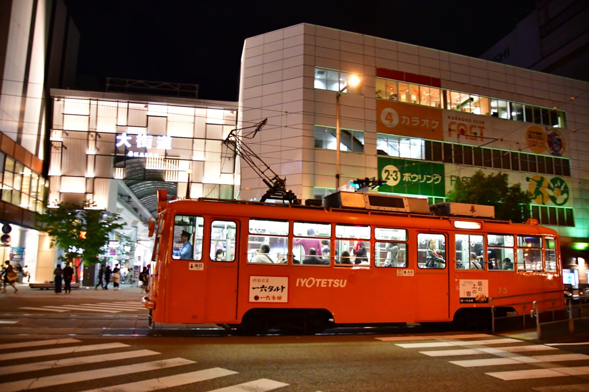 鉄道写真・夜景・松山・伊予鉄道