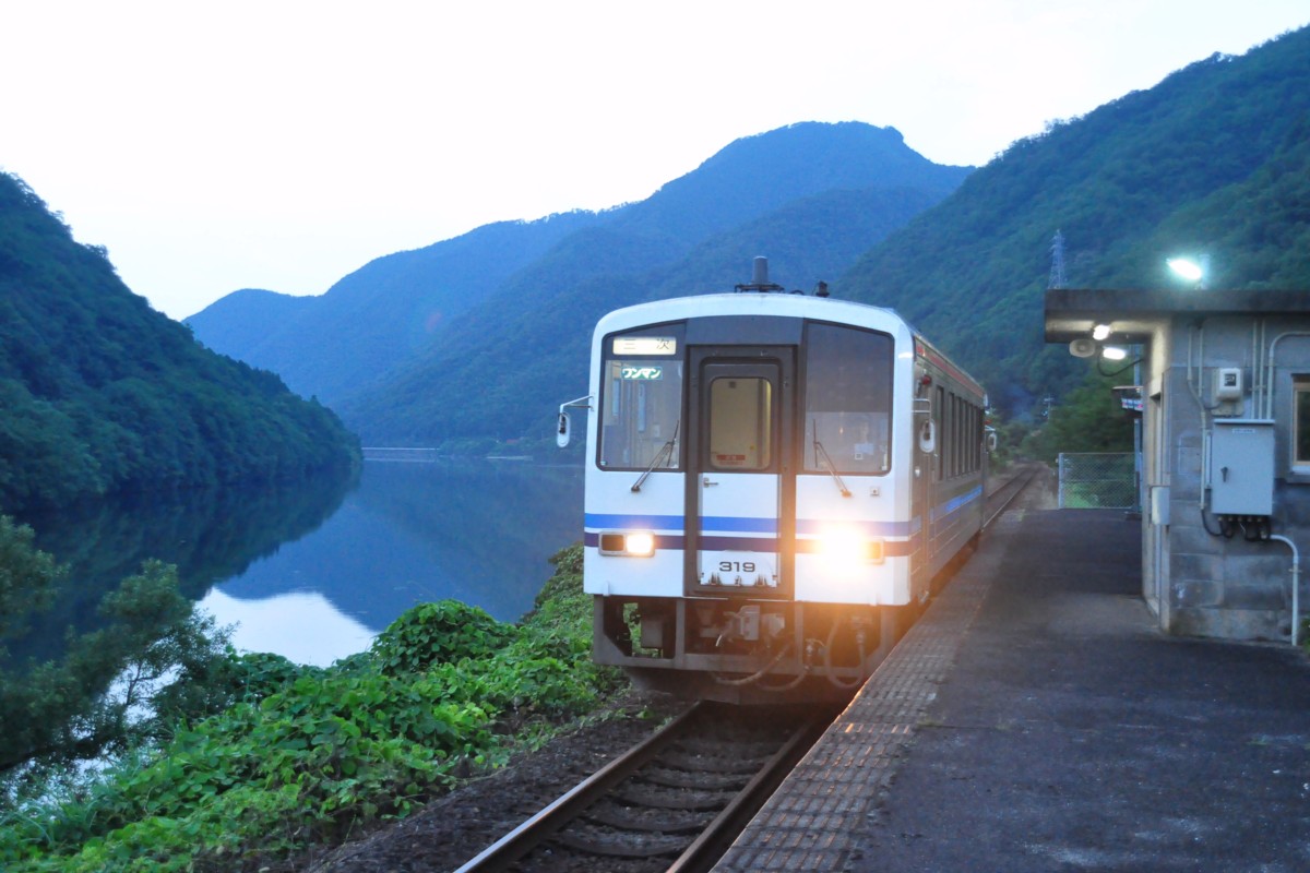 撮影・三江線・潮