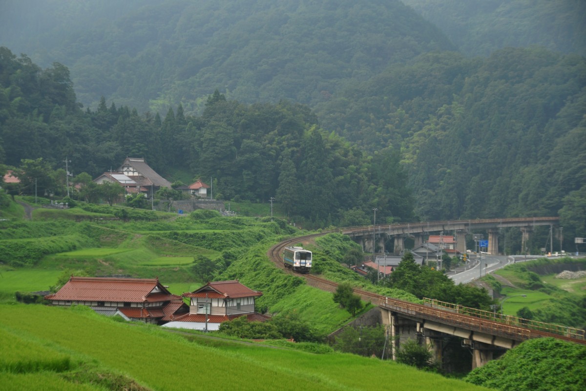 撮影・三江線・宇都井－石見都賀
