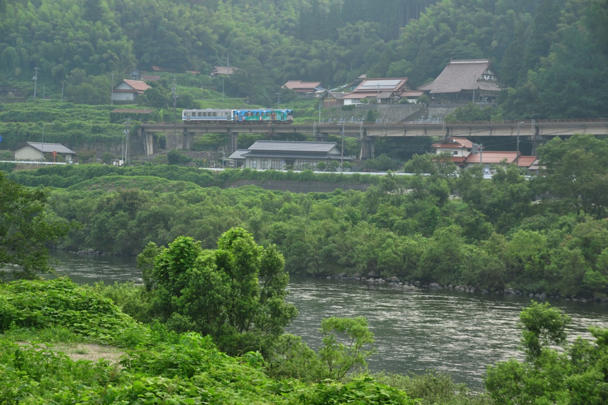 撮影・三江線・宇都井－石見都賀