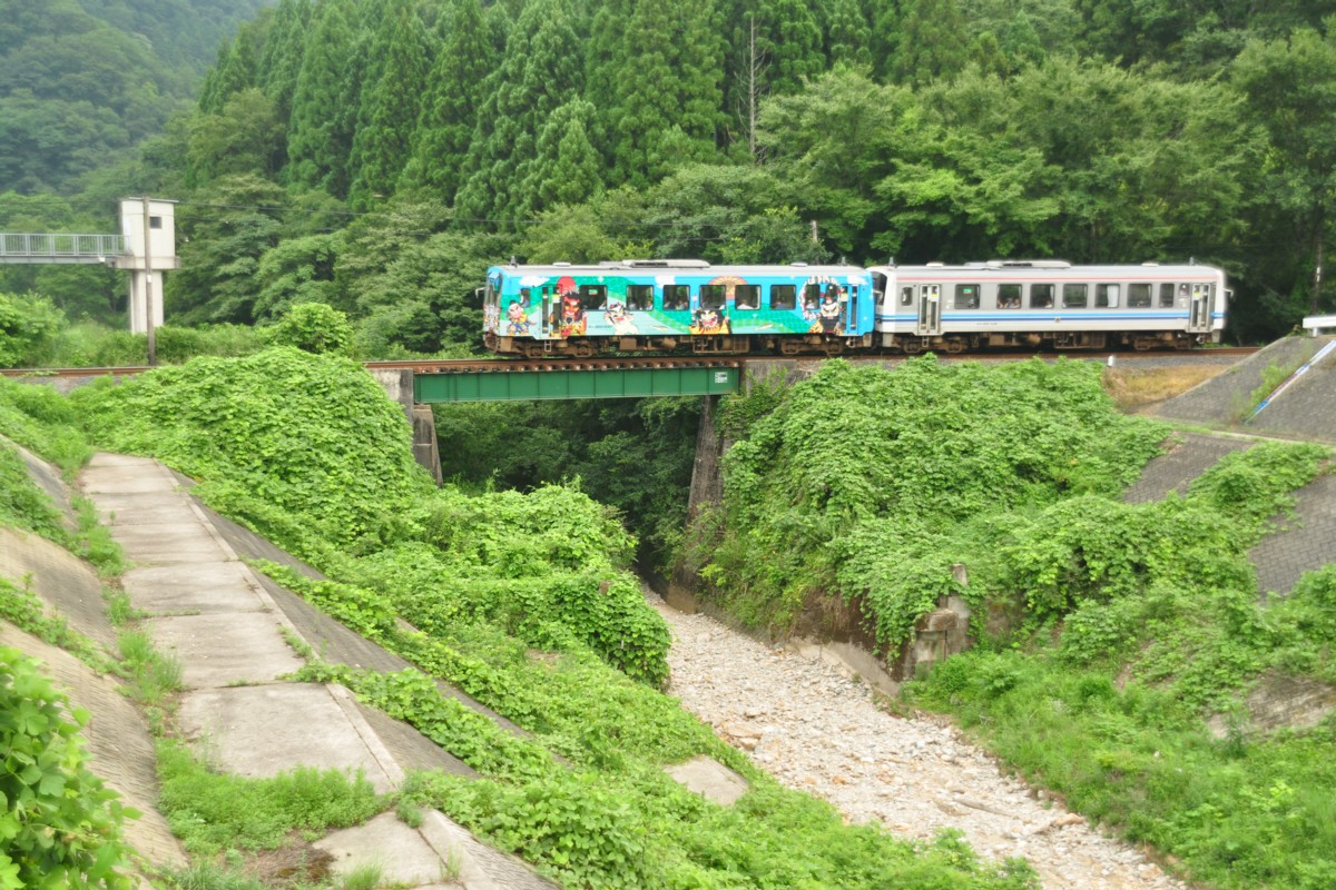 撮影・三江線・鹿賀－石見川越