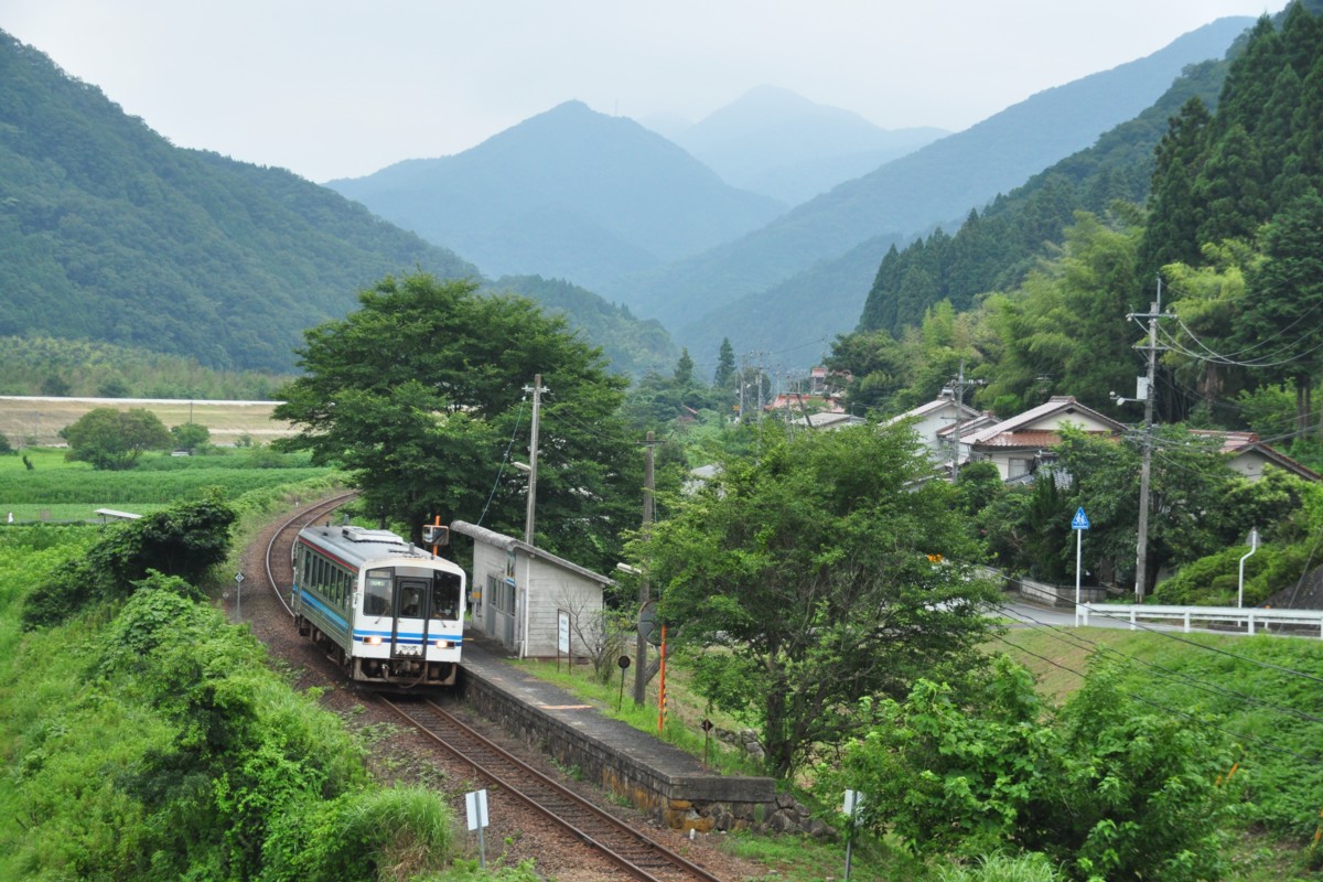 撮影・三江線・鹿賀