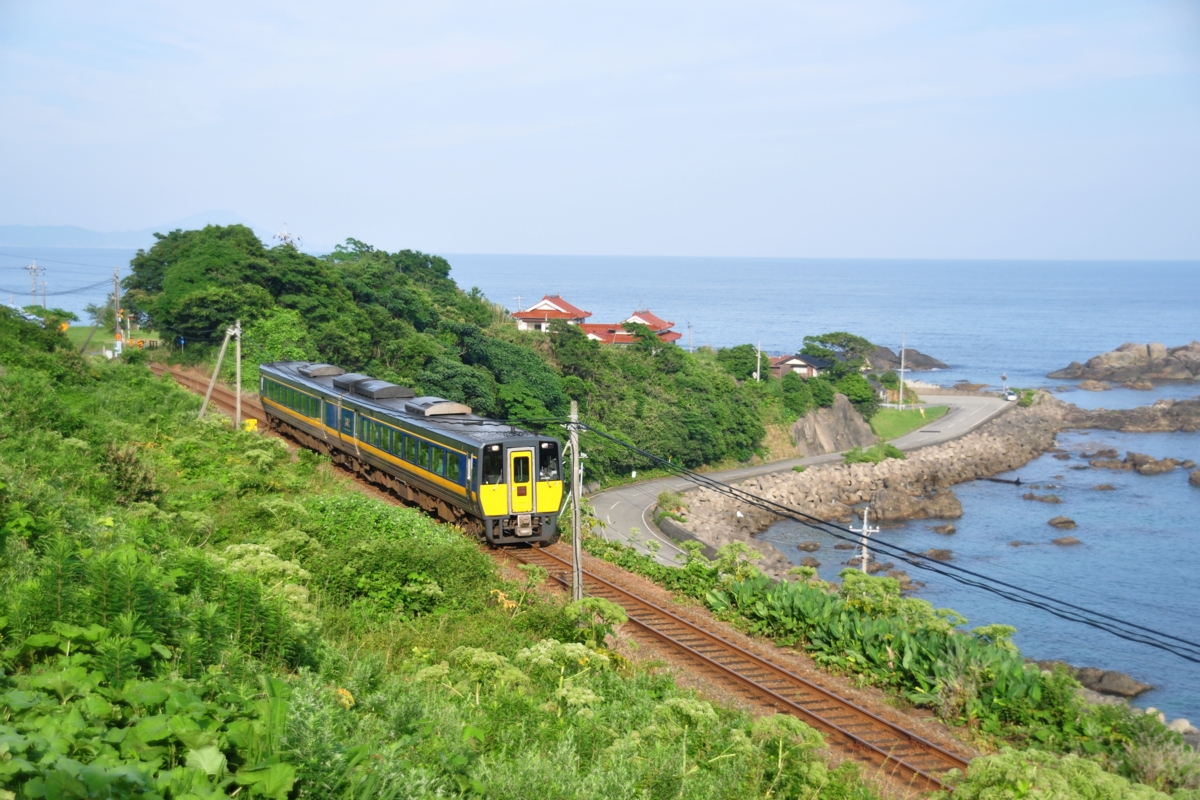 撮影・山陰本線・鎌手－石見津田