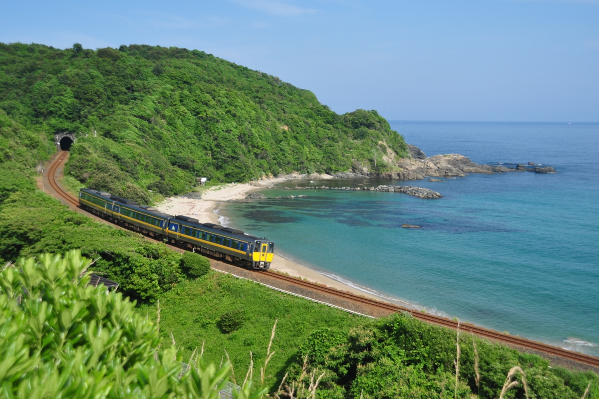 撮影・山陰本線・折居－三保三隅・道の駅ゆうひパーク三隅