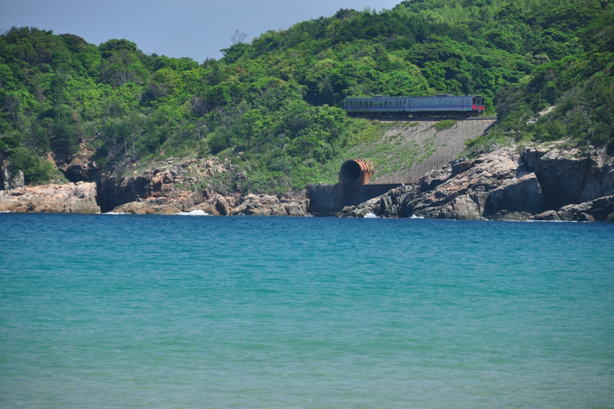 撮影・山陰本線・岡見－鎌手・土田北浜