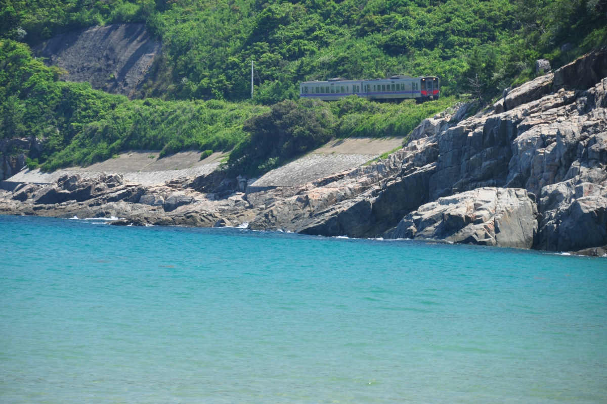 撮影・山陰本線・岡見－鎌手・土田北浜