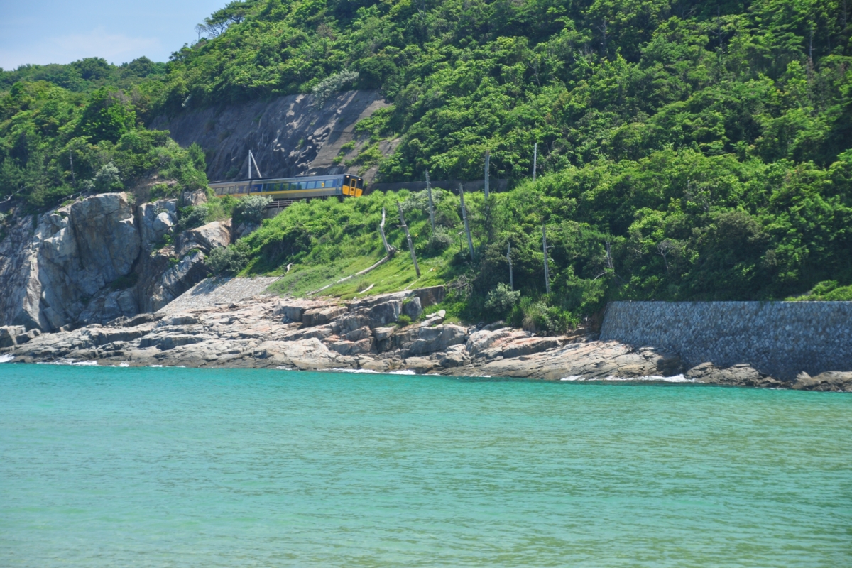 撮影・山陰本線・岡見－鎌手・土田北浜