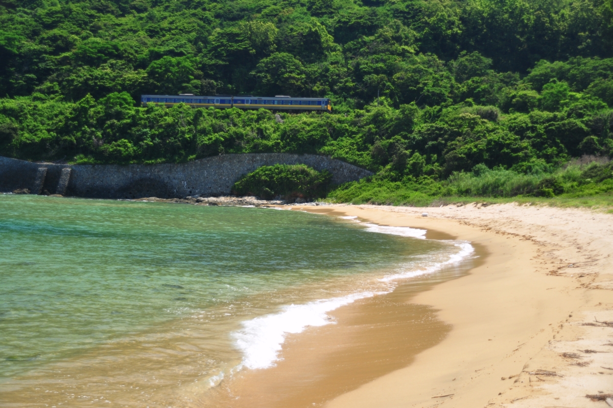 撮影・山陰本線・岡見－鎌手・土田北浜