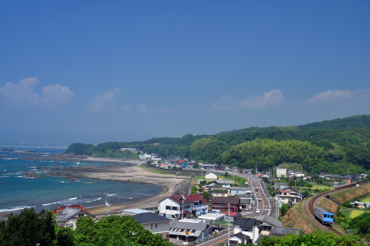 撮影・海・土佐くろしお鉄道中村線・有井川