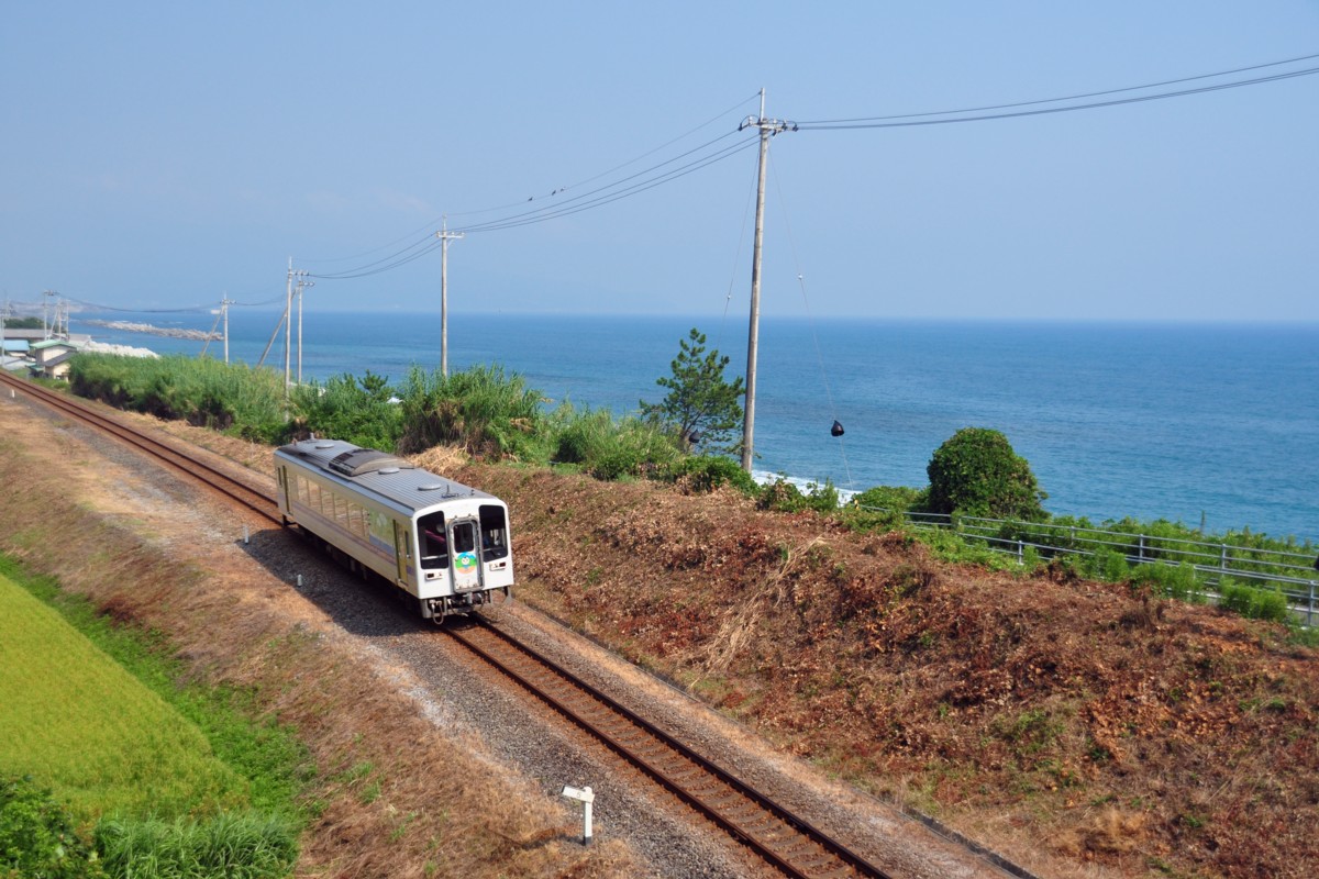 撮影・海・土佐くろしお鉄道ごめん・なはり線・赤野－穴内
