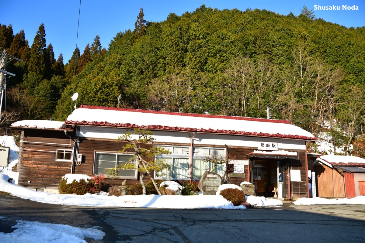 鉄道写真・雪・撮影地：因美線・那岐