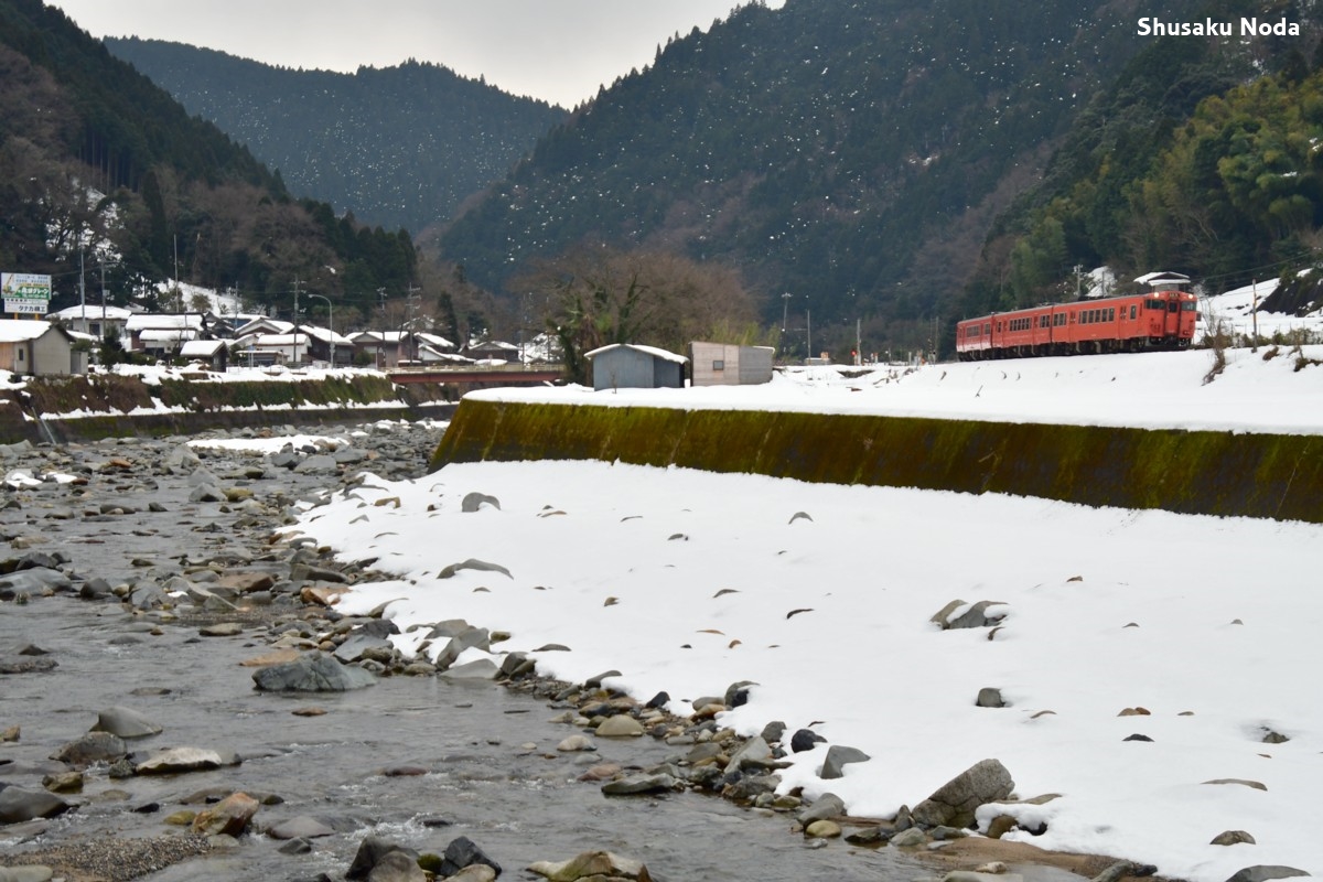 鉄道写真・雪・撮影地：因美線・因幡社－智頭