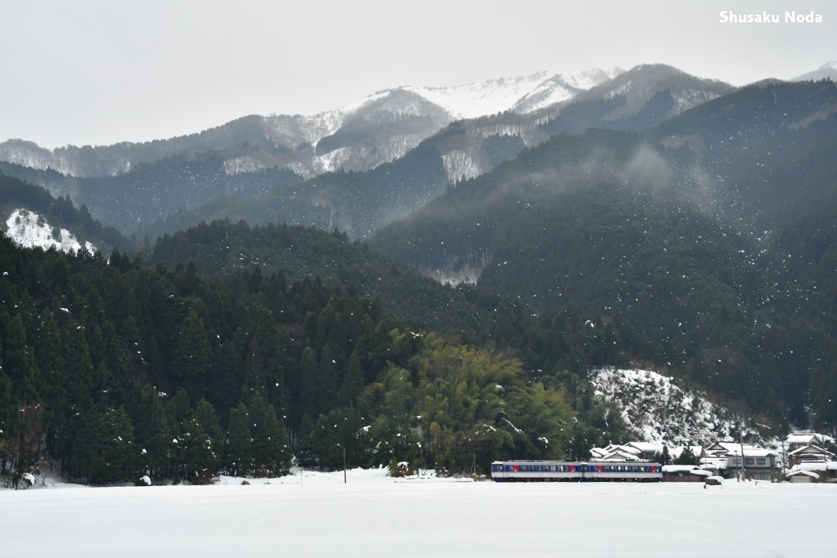 鉄道写真・雪・撮影地：因美線・因幡社－智頭