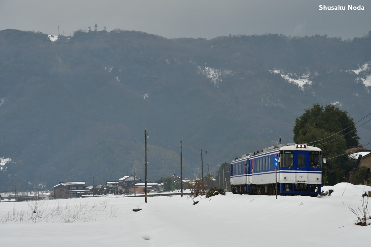 鉄道写真・雪・撮影地：因美線・河原－国英