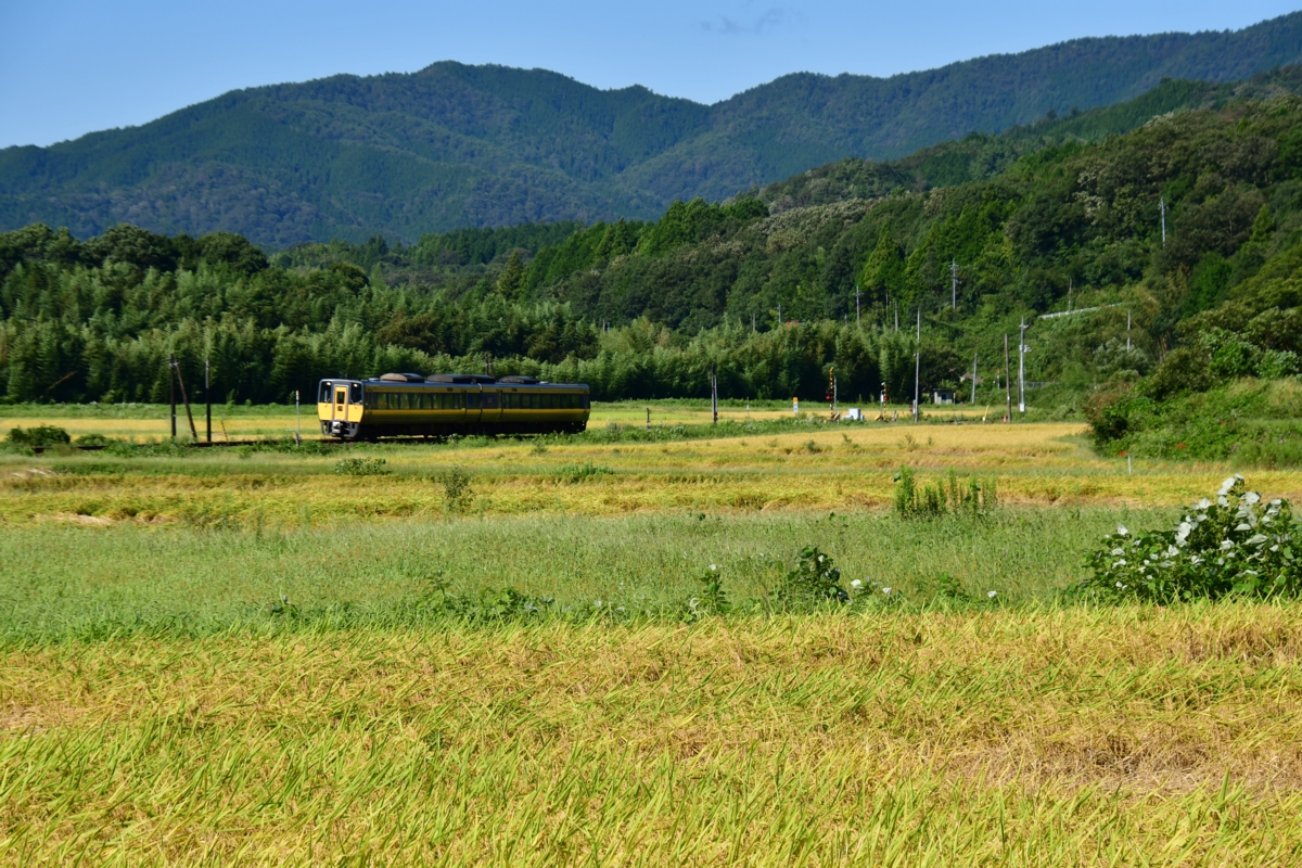 撮影・鉄道写真・秋・山口線・名草－地福