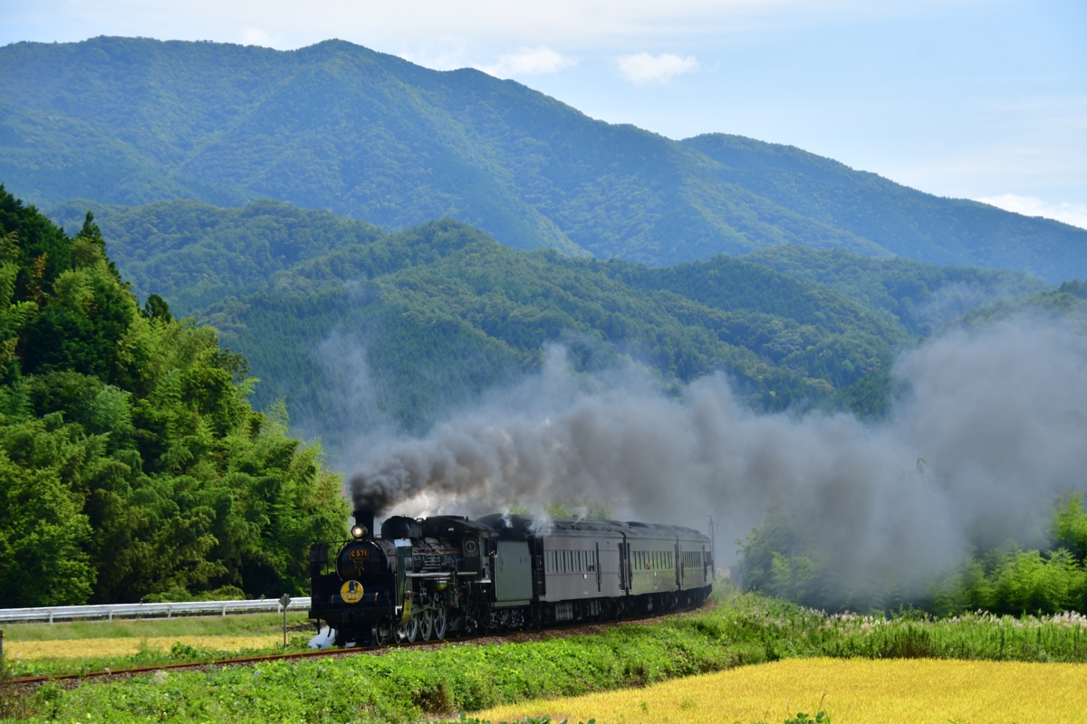 撮影・鉄道写真・秋・山口線・徳佐ー船平山