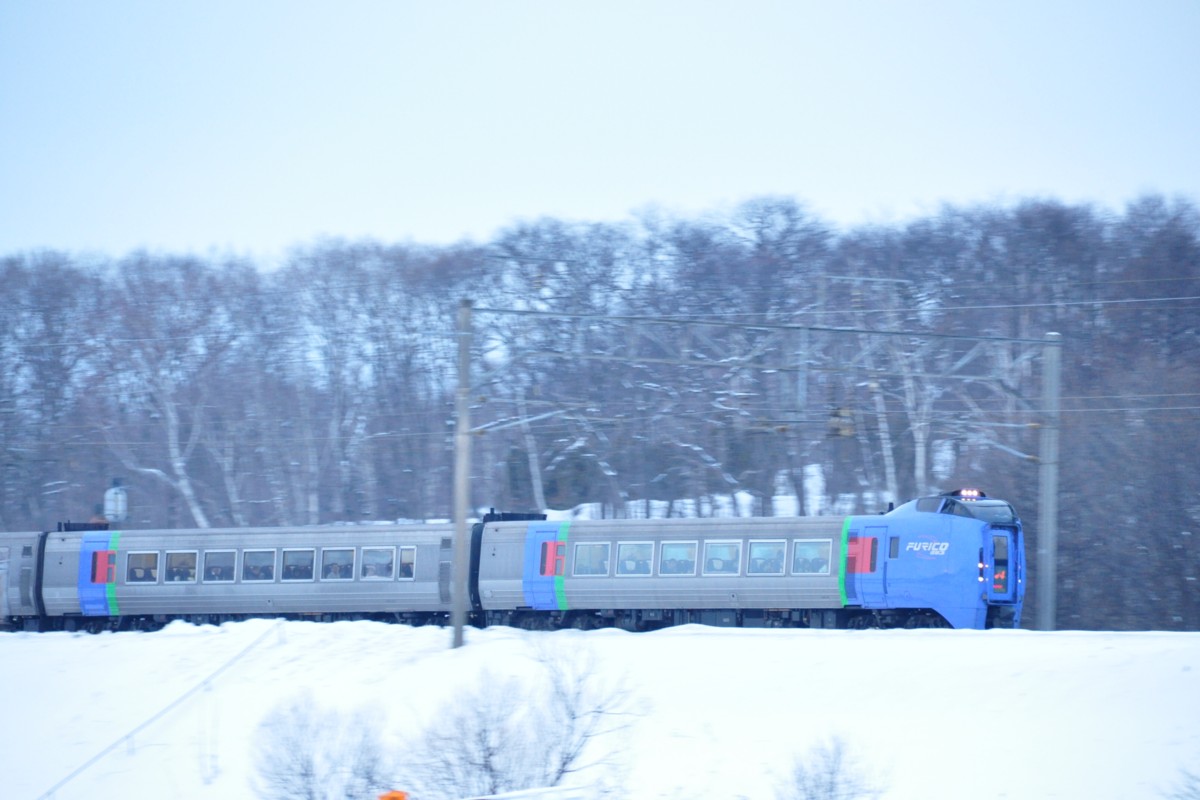 撮影・雪・千歳線・北広島－上野幌