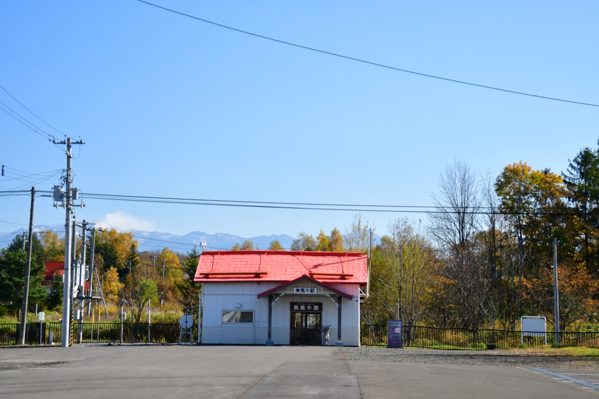 撮影・紅葉・富良野線・美馬牛