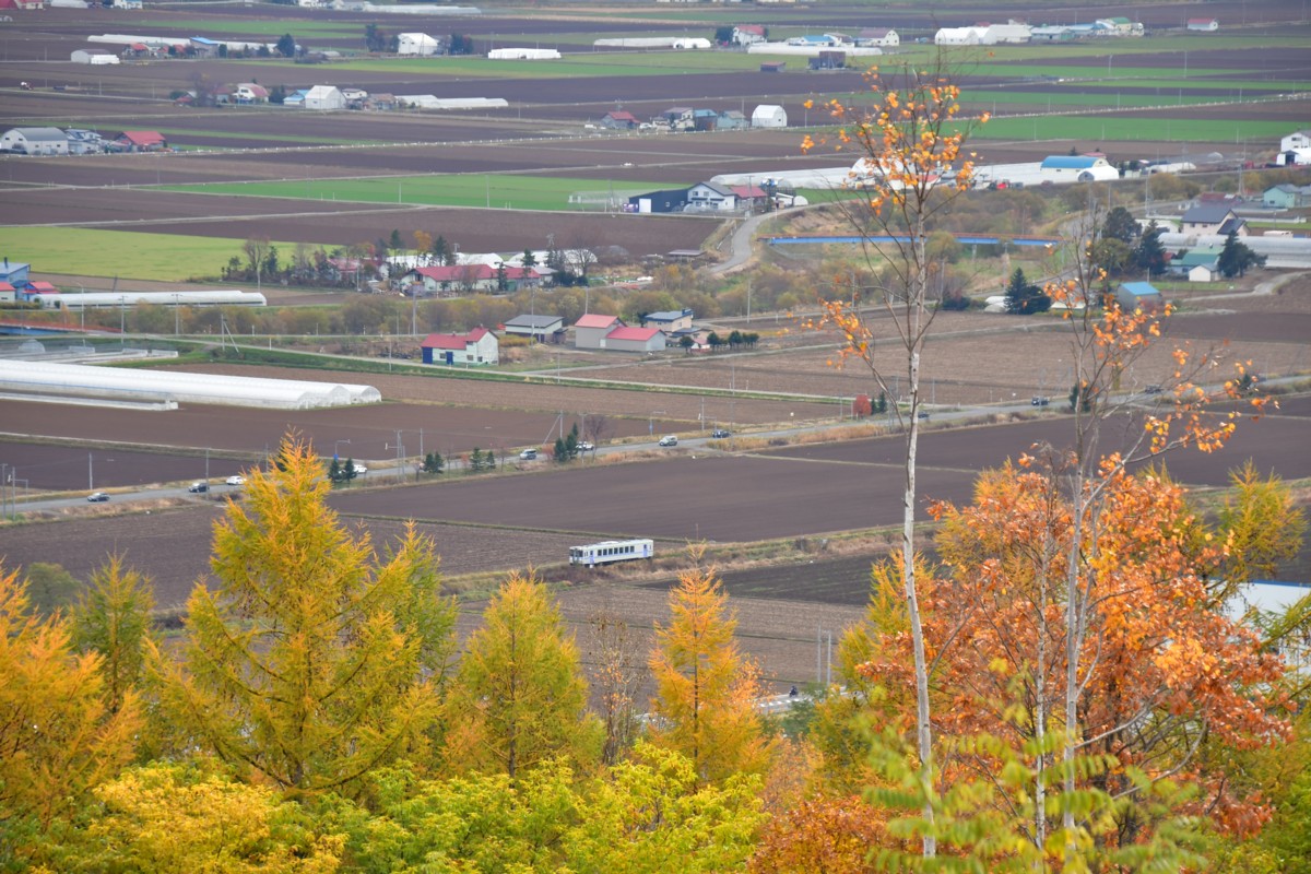 撮影・紅葉・富良野線・中富良野－鹿討