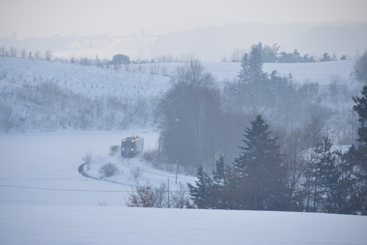 撮影・雪・富良野線・美馬牛－上富良野
