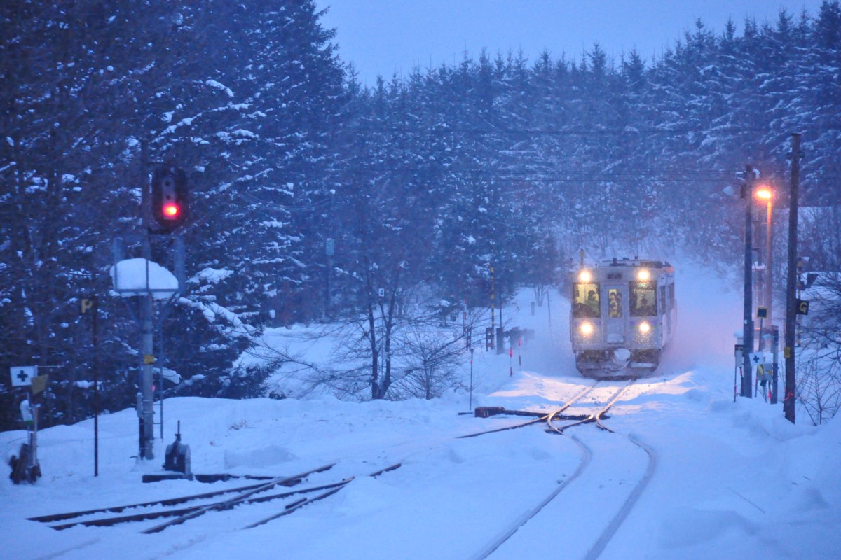 撮影・雪・富良野線・美馬牛